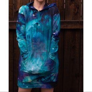 BlackMilk Galaxy Teal Slouchy - LIMITED